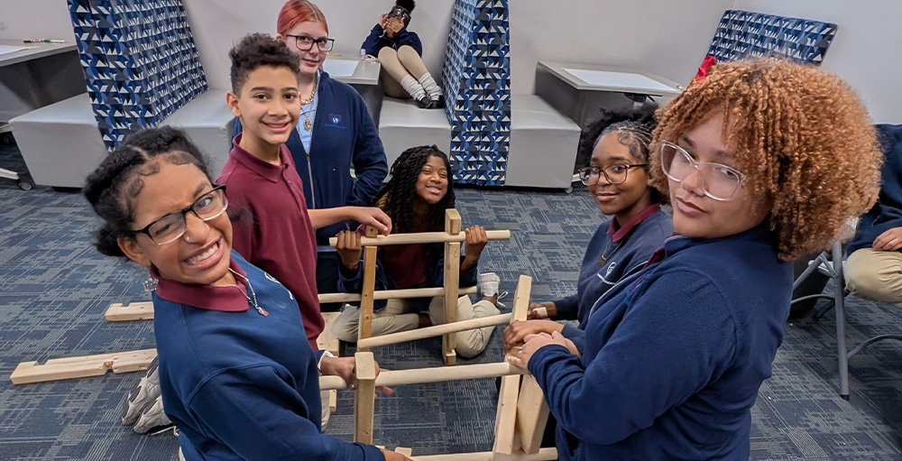 SAS 8th Graders Build Collaboration Skills with Prevention Network CNY