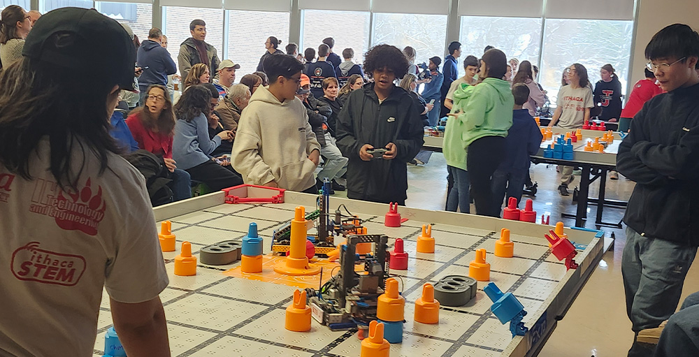 SAS Middle School Students Compete in VEX IQ Robotics