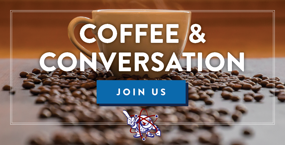 Syracuse Academy of Science High School's Coffee and Conversation will be on Wednesday, October 23rd at 8:15 AM
