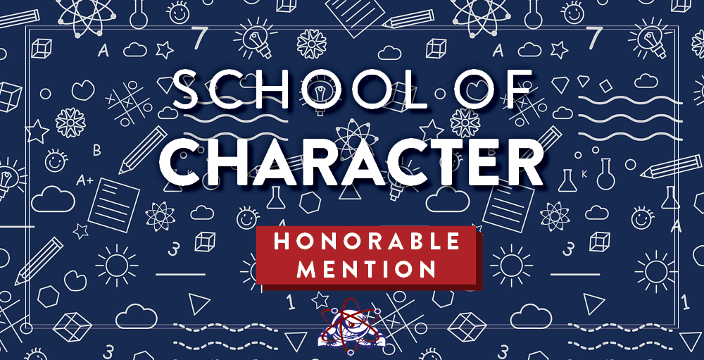Syracuse Academy of Science elementary school received the 2021 School of Character Honorable Mention award for its quality character education programs.