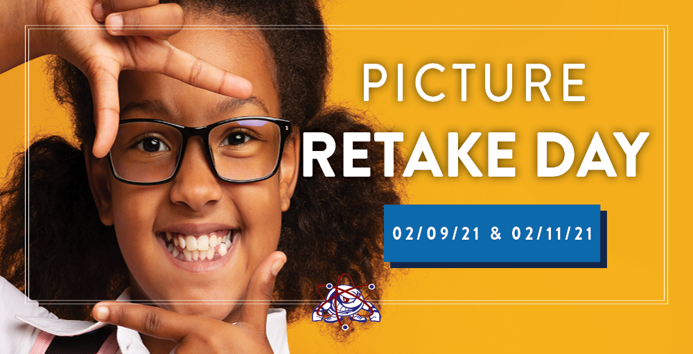 Syracuse Academy of Science elementary school’s picture retake day will be held on Tuesday, February 9th and Thursday, February 11th from 9:00 AM to 11:00 AM.