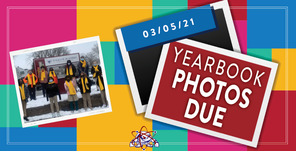 Syracuse Academy of Science middle school is in the process of creating its 2020 - 2021 school yearbook. Submit your pictures by March 5th to be considered for the yearbook.