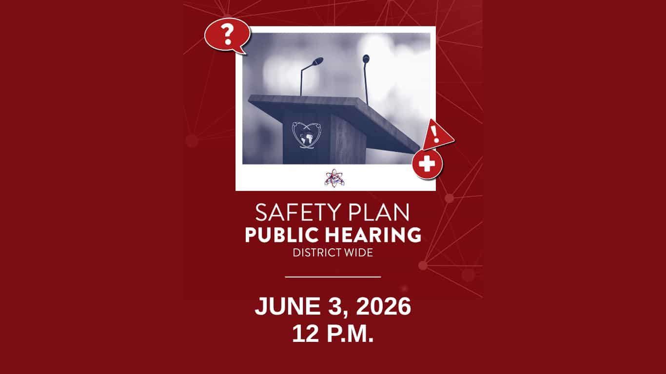 District-Wide SANY Safety Plan Public Hearing