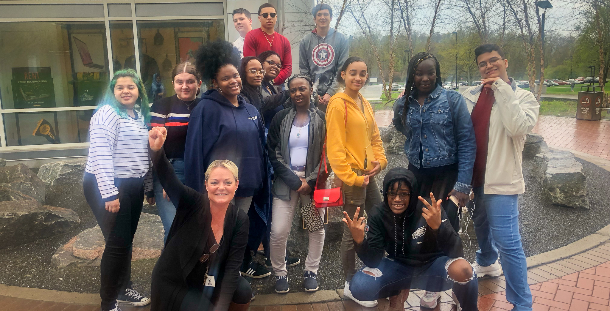 Syracuse Academy of Science Charter High school's 11th grade class visited SUNY Polytechnic Institute for a campus visit