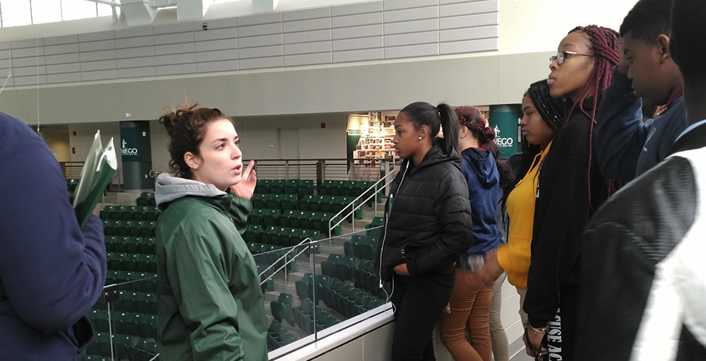 Sophomore Atoms enjoyed a college visit to SUNY Oswego
