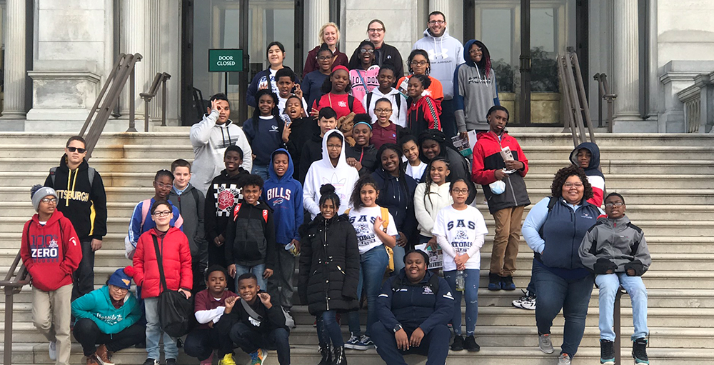 PBL students visited Washington D.C. on a field trip where they toured Capitol Hill and walked around the National Mall
