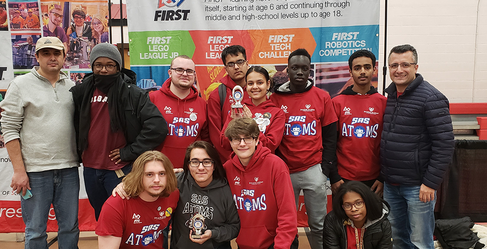 High school Robotics team competed in the FTC Rochester qualifier and advance to the next round in the competition