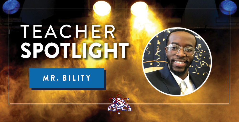 Syracuse Academy of Science shines a spotlight on high school building substitute teacher and co-head coach Mr. Bility, for it’s next Teacher Spotlight.