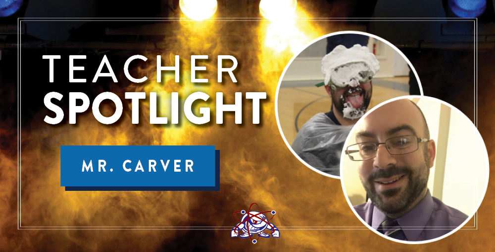 Syracuse Academy of Science shines a spotlight on high school English teacher, Mr. Carver, for its next Teacher Spotlight. 