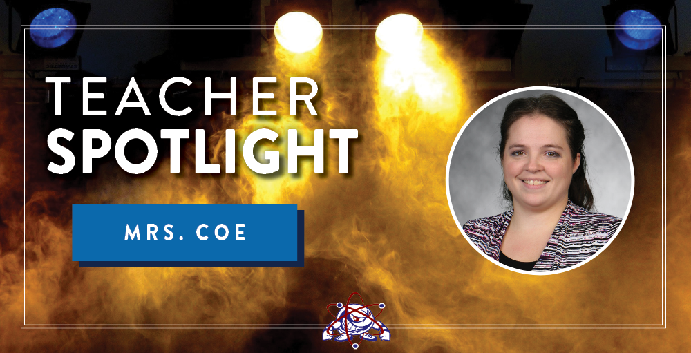 Syracuse Academy of Science high school shines a spotlight on high school Earth Science and Forensics teacher, Mrs. Coe for its bi-weekly Teacher Spotlight.