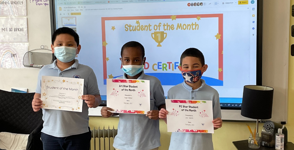 Syracuse Academy of Science elementary school recognized its February Students of the Month for showing the character trait of Ambition by showing they have a strong desire to do or achieve something.