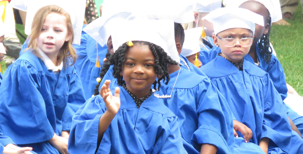 Syracuse Academy of Science elementary school celebrated the commencement of its youngest students at their Kindergarten Graduation ceremony.