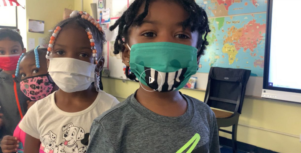 Syracuse Academy of Science elementary school students and teachers were featured in Spectrum News story featuring how teachers are bridging the learning gap from the pandemic.