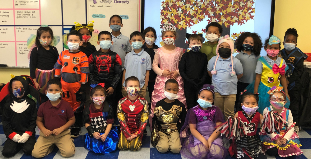 Syracuse Academy of Science elementary school celebrated Halloween with its annual Fall Festival, in which students were able to wear their Halloween costumes.
