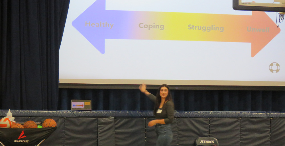 Contact Community Services Guest Speaker Teaches Syracuse Academy of Science Middle Schoolers about Mental Health