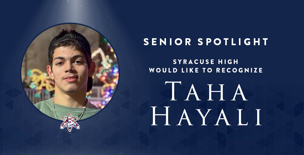 Syracuse Academy of Science Senior Spotlight: Meet Taha Hayali
