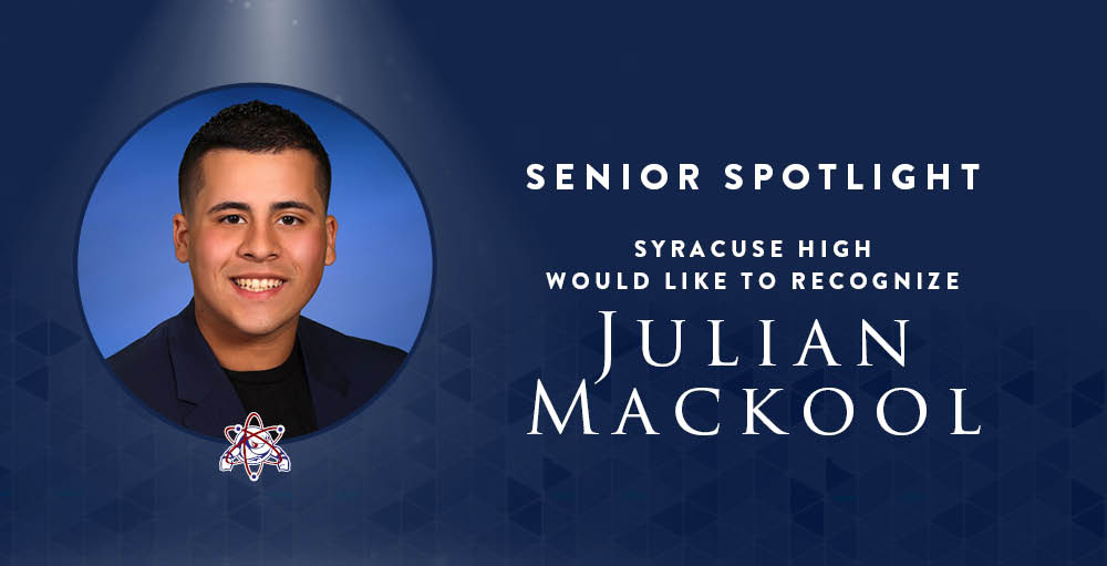 Syracuse Academy of Science Recognizes Julian Mackool in Senior Spotlight