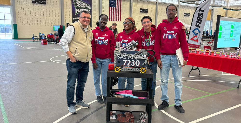 Syracuse Academy of Science Robotics Teams Compete in FTC MVCC Qualifier Tournament