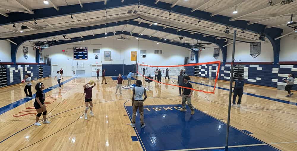 Mrs. Clark Starts Open Gym Volleyball at Syracuse Academy High School