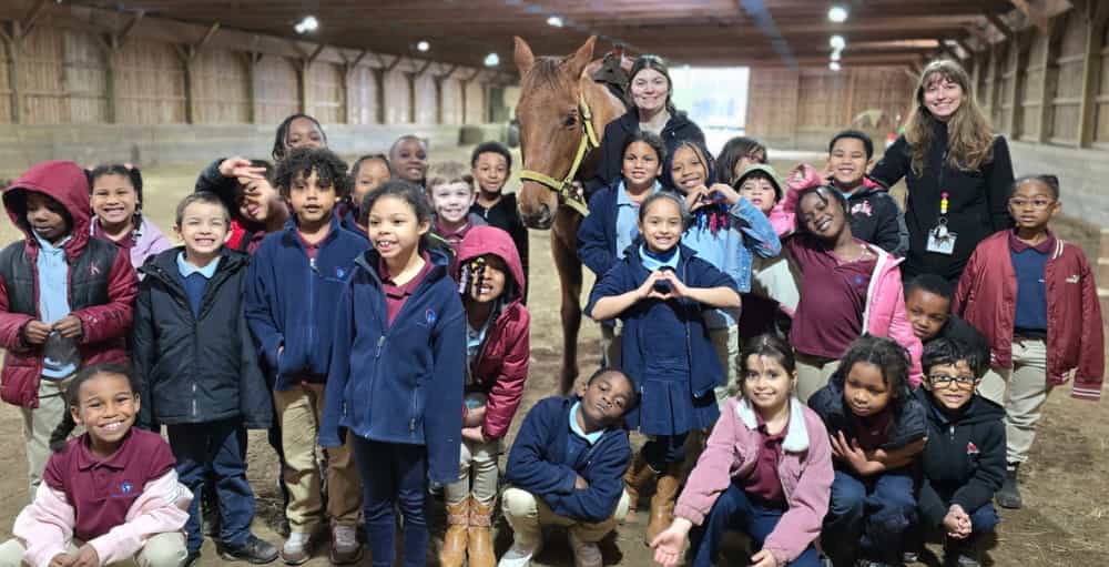 First Graders at Syracuse Academy of Science Learn About Farm Animals at the Haven